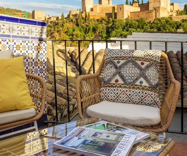 דירה Albaicin Alhambra Views Private Terrace גרנדה