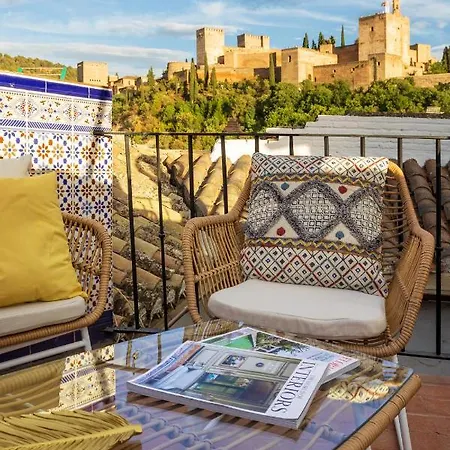 شقة Albaicin Alhambra Views Private Terrace غرناطة